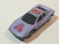 Unknown Brand #26 Clown Light Purple Die Cast Toy Car Vehicle