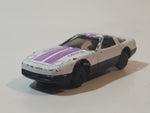 Unknown Brand 888-7 "Super Turbo" White Die Cast Toy Car Vehicle