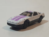 Unknown Brand 888-7 "Super Turbo" White Die Cast Toy Car Vehicle