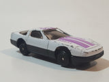 Unknown Brand 888-7 "Super Turbo" White Die Cast Toy Car Vehicle
