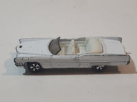 Vintage 1981 Warner Bro. ERTL Dukes of Hazzard Boss Hogg Cadillac Convertible White Die Cast Toy Car Vehicle TV Show Collectible