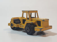 Majorette No. 226 Steam Roller Yellow Die Cast Toy Car Road Construction Equipment Vehicle