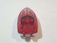 2001 Matchbox Sun Chasers Tower Boat Unit 26 Red and White Die Cast Toy Vehicle