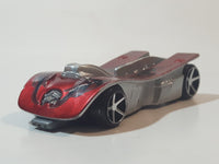 2008 Hot Wheels Motoblade Dark Red Plastic Toy Car Vehicle McDonald's Happy Meal with Crash Sound - Dead Battery