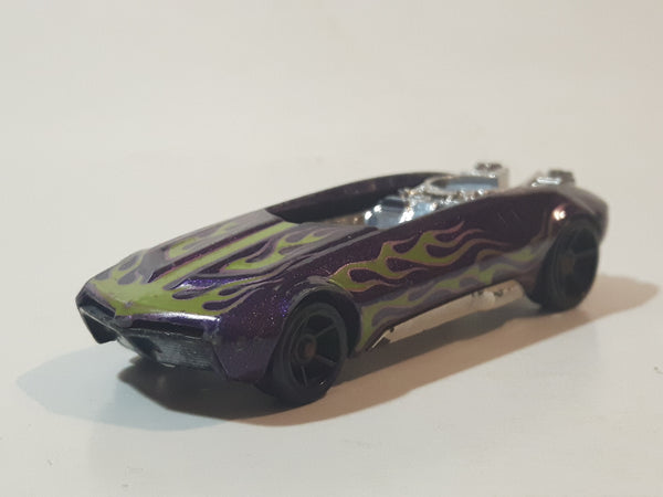 2007 Hot Wheels Code Car Whip Creamer II Purple Die Cast Toy Car Vehicle