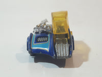 2007 Hot Wheels Wild Things Motor Psycho Popcycle Metalflake Dark Blue Die Cast Toy Car Vehicle