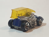 2007 Hot Wheels Wild Things Motor Psycho Popcycle Metalflake Dark Blue Die Cast Toy Car Vehicle