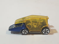 2007 Hot Wheels Wild Things Motor Psycho Popcycle Metalflake Dark Blue Die Cast Toy Car Vehicle