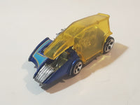 2007 Hot Wheels Wild Things Motor Psycho Popcycle Metalflake Dark Blue Die Cast Toy Car Vehicle