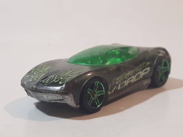 2006 Hot Wheels V-Drop Phastasm Transparent Black Die Cast Toy Car Vehicle