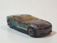 2006 Hot Wheels Crazy Croc Torque Screw Gator Raider Brown Die Cast Toy Car Vehicle