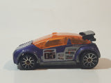 2006 Hot Wheels Drag Race Duel Super Gnat 05 Metallic Purple with Orange Tint Die Cast Toy Car Vehicle