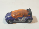 2006 Hot Wheels Drag Race Duel Super Gnat 05 Metallic Purple with Orange Tint Die Cast Toy Car Vehicle