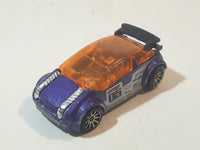 2006 Hot Wheels Drag Race Duel Super Gnat 05 Metallic Purple with Orange Tint Die Cast Toy Car Vehicle