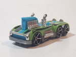 2007 Hot Wheels Wild Things Semi-Psycho Green Die Cast Toy Car Vehicle