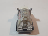 2009 Hot Wheels Fast Gassin Fuel Truck White with Chrome Tank Die Cast Toy Car Vehicle