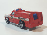 1997 Hot Wheels Fire Fighting Rescue Ranger 51 Red Fire Truck Die Cast Toy Car Vehicle