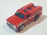 1997 Hot Wheels Fire Fighting Rescue Ranger 51 Red Fire Truck Die Cast Toy Car Vehicle