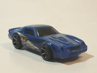 2006 Hot Wheels Terrordactyl Chevrolet Camaro Z28 Blue Die Cast Toy Muscle Car Vehicle