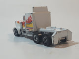 1983 Hot Wheels Long Shot Semi Tractor Truck Rig Pennzoil #1 White Die Cast Car Vehicle