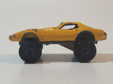 1987 Hot Wheels Monster Vette Corvette Stingray Yellow Die Cast Toy Car Vehicle