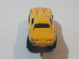 1987 Hot Wheels Monster Vette Corvette Stingray Yellow Die Cast Toy Car Vehicle