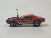 1983 Hot Wheels '67 Camaro Red Die Cast Toy Car Vehicle with Opening Hood