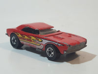 1983 Hot Wheels '67 Camaro Red Die Cast Toy Car Vehicle with Opening Hood