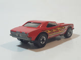 1983 Hot Wheels '67 Camaro Red Die Cast Toy Car Vehicle with Opening Hood