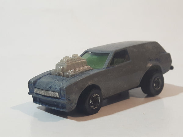 Vintage 1979 Hot Wheels The Heroes Poison Pinto The Thing Dark Blue Die Cast Toy Car Vehicle