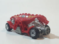 1986 Hot Wheels Speed Demons Double Demon Dinosaur Red Die Cast Toy Car Vehicle
