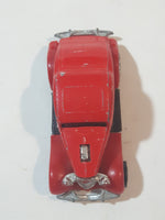 Rare 1987 Hot Wheels 3-Window '34 Red w/ Yellow White Black ZZ Die Cast Toy Car Hot Rod Vehicle