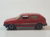 1991 Hot Wheels VW Golf GTI Red Die Cast Toy Car Vehicle