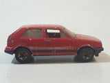 1991 Hot Wheels VW Golf GTI Red Die Cast Toy Car Vehicle