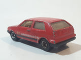 1991 Hot Wheels VW Golf GTI Red Die Cast Toy Car Vehicle