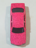 1993 Hot Wheels Mercedes 380 SEL Pink with Red Glitter Die Cast Toy Car Vehicle