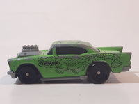 1993 McDonald's Hot Wheels Tattoo Machine Alligator '57 Chevy Lime Green Die Cast Toy Muscle Car Vehicle