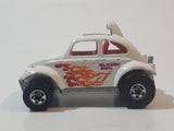 1987 Hot Wheels Baja Bug Volkswagen VW Beetle White Die Cast Toy Car Vehicle