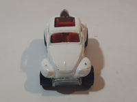 1987 Hot Wheels Baja Bug Volkswagen VW Beetle White Die Cast Toy Car Vehicle