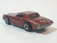 1983 Hot Wheels Stutz Blackhawk Metalflake Brown Die Cast Toy Car Vehicle