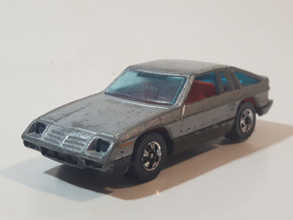 Vintage 1981 Hot Wheels Omni 024 Grey Die Cast Toy Car Vehicle - Hong Kong