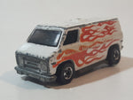 Vintage 1980 Hot Wheels '70's Van Super Van Enamel White Die Cast Toy Car Vehicle