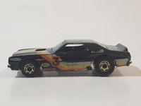 Vintage 1979 Hot Wheels Torino Stocker Black Die Cast Toy Car Vehicle