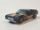 Vintage 1979 Hot Wheels Torino Stocker Black Die Cast Toy Car Vehicle