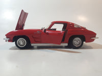 1988 Revell 1963 Corvette Stingray Red 1:24 Scale Die Cast Toy Car Vehicle with Opening Doors and Hood