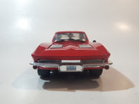 1988 Revell 1963 Corvette Stingray Red 1:24 Scale Die Cast Toy Car Vehicle with Opening Doors and Hood