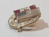 United We Stand Flags of Canada and United States of America Enamel Metal Lapel Pin