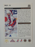 1992-93 Upper Deck McDonald's All Stars NHL Ice Hockey Trading Cards (Individual)