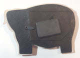 Farm Pig Shaped Picture Frame 3 1/4" x 4 5/8" Resin Fridge Magnet