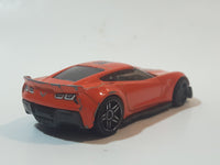 2017 Hot Wheels Factory Fresh Corvette C7 Z06 Orange Die Cast Toy Car Vehicle